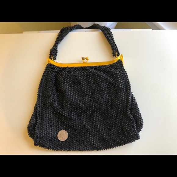 Vintage 50s Corde Bead Purse - Picture 9 of 9